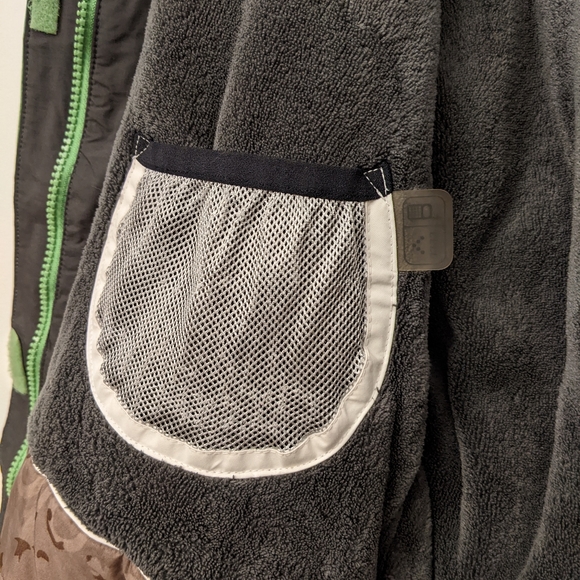 COLUMBIA Waterproof Ski Jacket, Green, XL - Picture 15 of 16